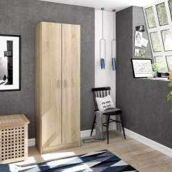 ZAPATERO ARMARIO MULTIUSOS ROBLE 2