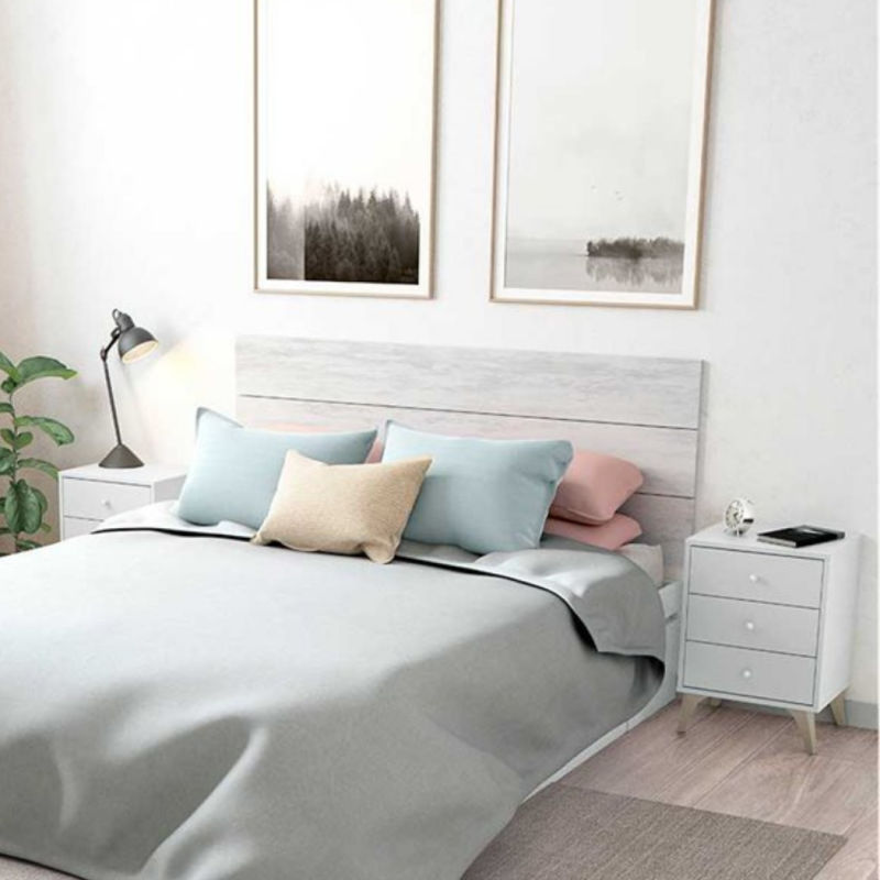 CABECERO + 2 MESITAS SWEET BLANCO