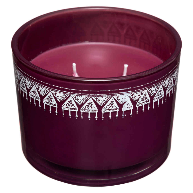 VELA PERFUMADA DECORADA