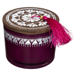 VELA PERFUMADA DECORADA 2