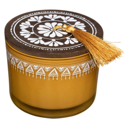 VELA PERFUMADA DECORADA