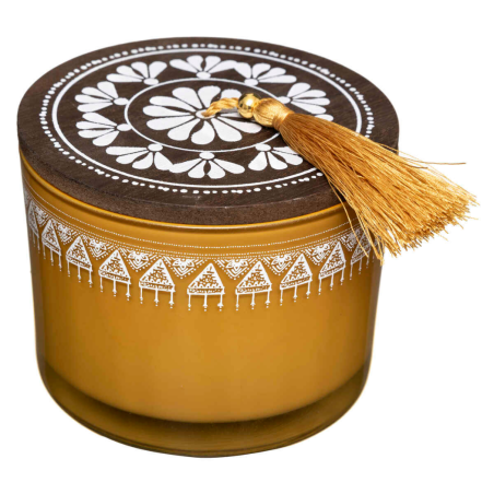 VELA PERFUMADA DECORADA