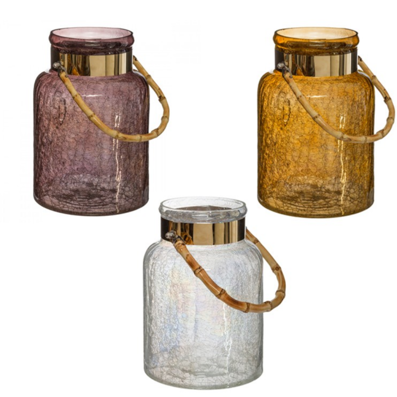 CANDELA CRISTAL OCRE