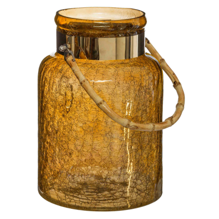 CANDELA CRISTAL OCRE