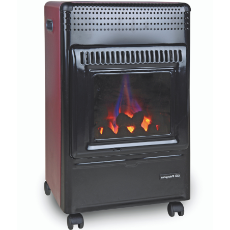 ESTUFA GAS BUTANO ORBEGOZO IMITACIÓN LEÑA