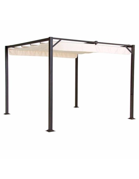 PÉRGOLA 3x3 TOLDO CORREDERA