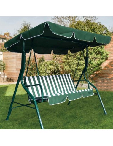 BALANCIN 3 PLAZAS RAYAS VERDE