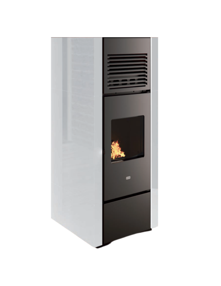 ESTUFA PELLETS CANALIZABLE 15,4 KW NIA BLANCO