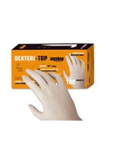 GUANTE DESECHABLE LATEX CON POLVO SAFETOP