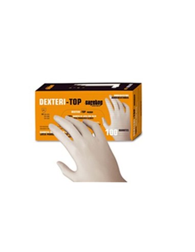 GUANTE DESECHABLE LATEX CON POLVO SAFETOP