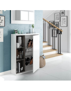 RECIBIDOR ZAPATERO ADHARA BLANCO 2