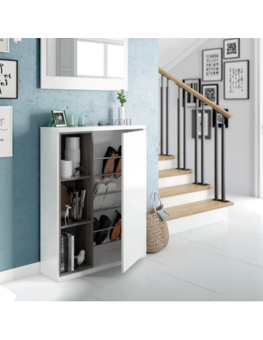 RECIBIDOR ZAPATERO ADHARA BLANCO