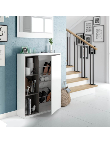 RECIBIDOR ZAPATERO ADHARA BLANCO