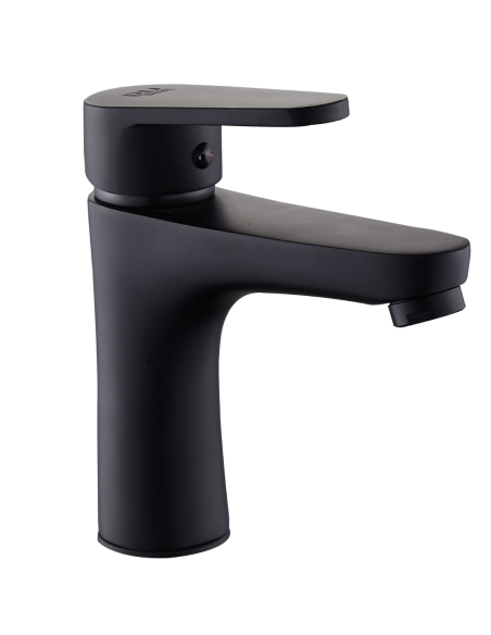 GRIFO MONOMANDO LAVABO BIDASOA NEGRO