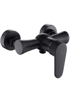 GRIFO MONOMANDO DUCHA BIDASOA NEGRO