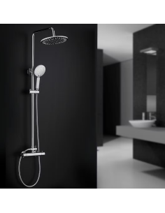 COLUMNA DUCHA + GRIFO TERMOSTÁTICO NAVA 2