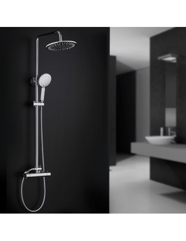 COLUMNA DUCHA + GRIFO TERMOSTÁTICO NAVA