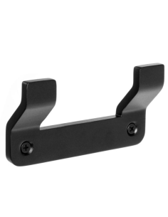 PERCHA COLGADOR DOBLE ONYX NEGRO