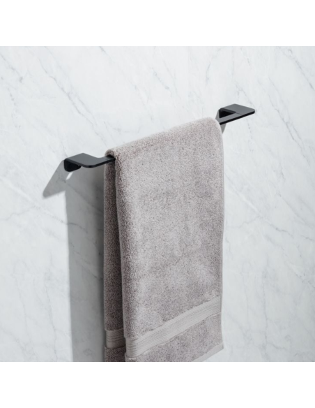 TOALLERO BARRA 45 ONYX NEGRO