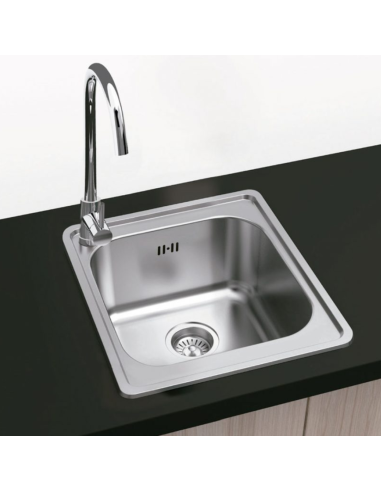 FREGADERO CUADRADO INOX TOKIO