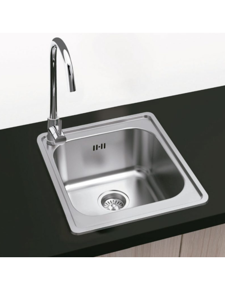 FREGADERO CUADRADO INOX TOKIO