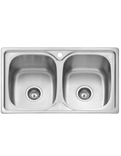 FREGADERO 2 SENOS INOX DUBLIN