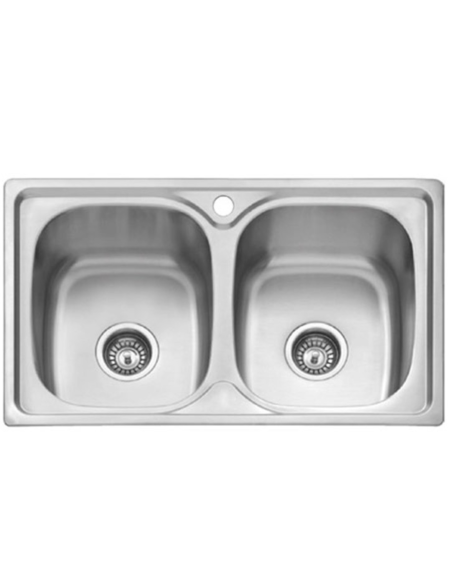 FREGADERO 2 SENOS INOX DUBLIN