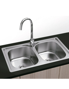 FREGADERO 2 SENOS INOX DUBLIN 2