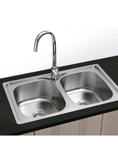 FREGADERO 2 SENOS INOX DUBLIN