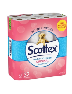 PAPEL HIGIENICO 3 CAPAS SCOTTEX