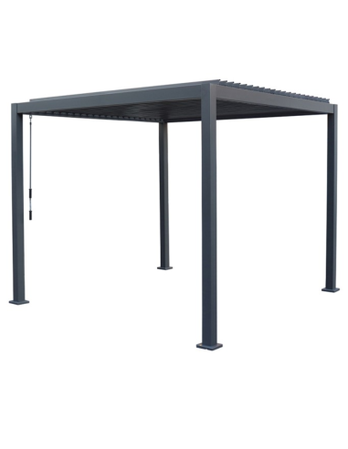 PERGOLA BIOCLIMATICA 3x3 ANTRACITA