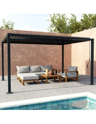 PERGOLA BIOCLIMATICA 3x4 ANTRACITA
