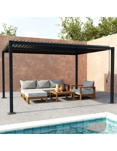 PERGOLA BIOCLIMATICA 3x4 ANTRACITA