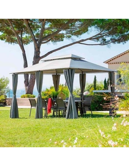 PERGOLA 3x4 CORTINAS THIRA