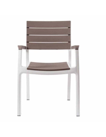 SILLON HARMONY BLANCO/CAPUCCINO