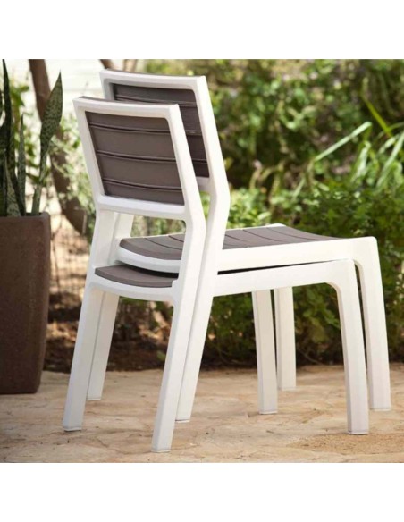 SILLON HARMONY BLANCO/CAPUCCINO