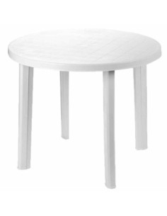 MESA TONDO BLANCO