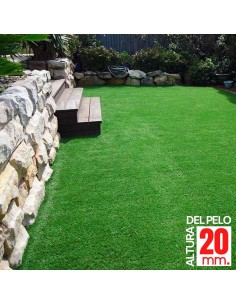 CÉSPED ARTIFICIAL ROLLO 2x5m. 20mm.