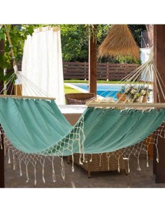HAMACA COLGANTE VERDE 2