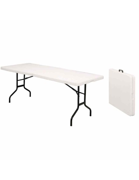 MESA MALETA PLEGABLE BLANCO