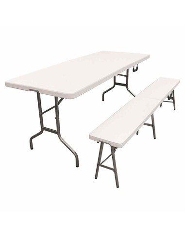 BANCO PLEGABLE BLANCO