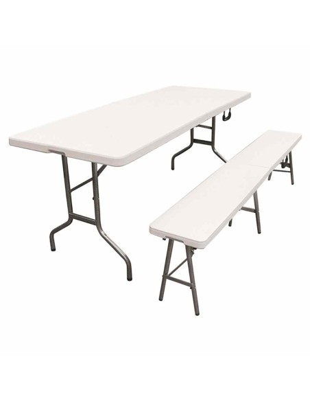 BANCO PLEGABLE BLANCO