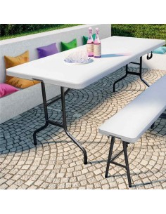 BANCO PLEGABLE BLANCO 2