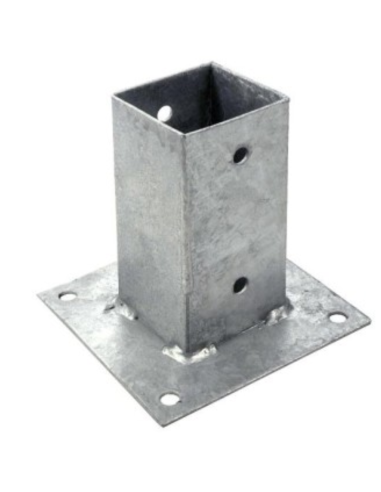 ANCLAJE POSTE ACERO