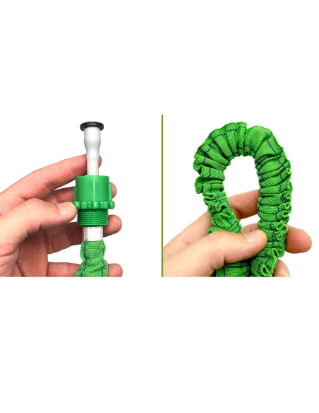 MANGUERA EXTENSIBLE VERDE 7,5M.