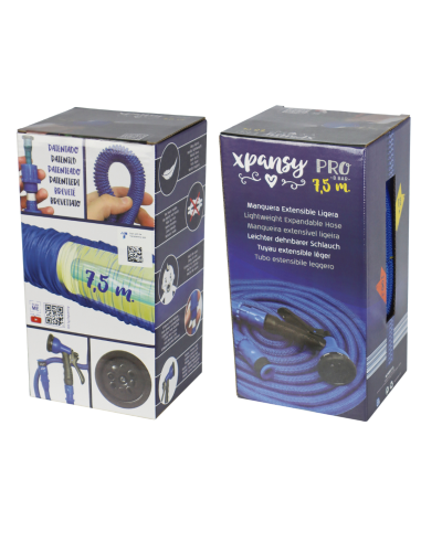 MANGUERA EXTENSIBLE PRO AZUL 7,5 M.