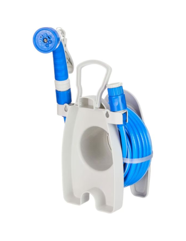 MANGUERA + SOPORTE TERRAZA 10 M. AZUL