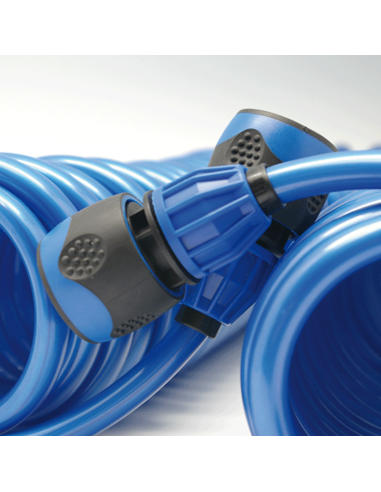 MANGUERA HELICOIDAL 15 M.AZUL