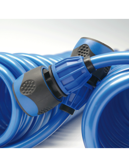 MANGUERA HELICOIDAL 15 M.AZUL