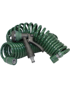 MANGUERA HELICOIDAL 15 M.VERDE